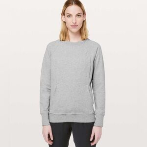 Lululemon scuba crew heathered grey